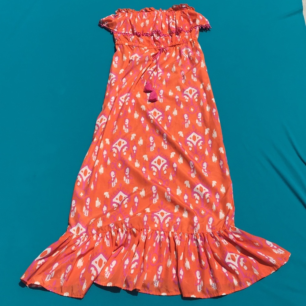 Mud Pie Strapless Maxi Dress Size Small